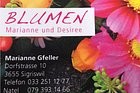 Blumen Gfeller Marianne