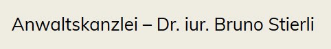Stierli Bruno Anwaltskanzlei