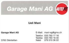 Garage Mani AG