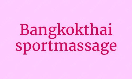 BangkokThai-SportMassage, Zürich, Zürich