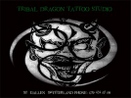 Tribal Dragon Tattoo