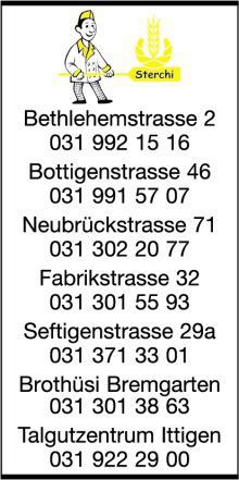 Sterchi AG Bäckerei-Konditorei