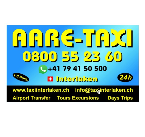 Aare Taxi Interlaken