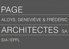 Page Aloys, Geneviève et Frédéric Architectes SA