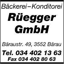 Bäckerei / Konditorei Rüegger GmbH