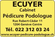 Ecuyer Cabinet Pédicure Podologue de Genève Centre