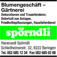 Spörndli Hansruedi (-Grossenbacher)