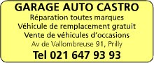 Garage Auto Castro Sàrl