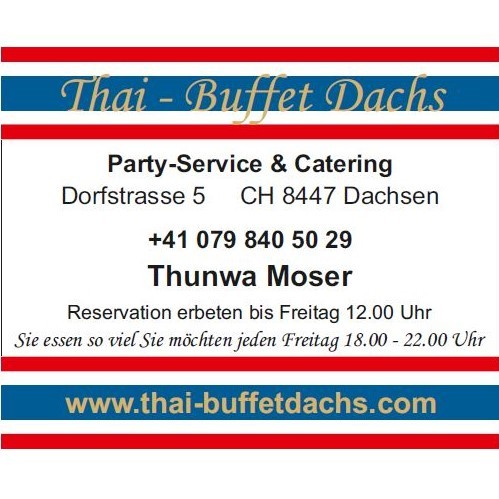 Thai-Buffet und Café Dachs